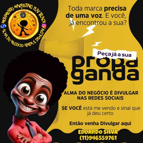 Movimento Marketing Play Black